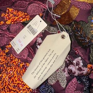 Anthropologie Vibrant Sequin Dress